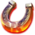 Blazing Bison horseshoe