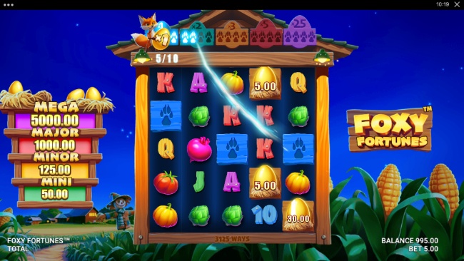 Foxy fortunes free spins