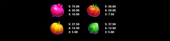 Foxy fortunes paytable 2