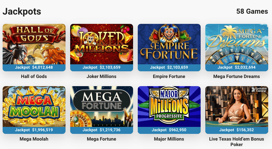 Leovegas Jackpots
