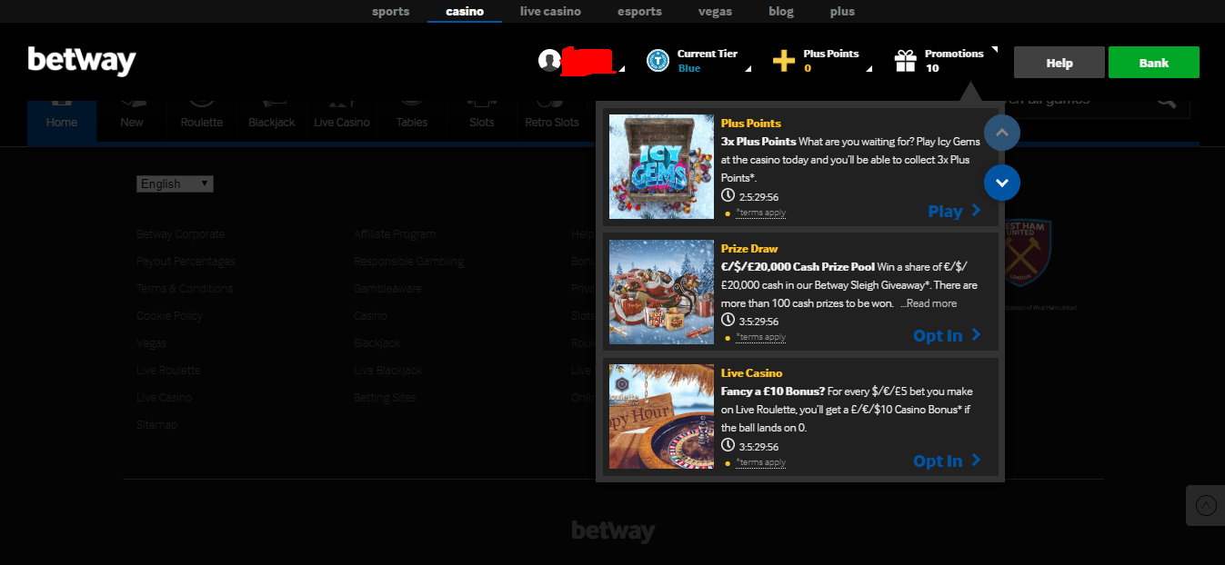 BetwayPlayHomePage